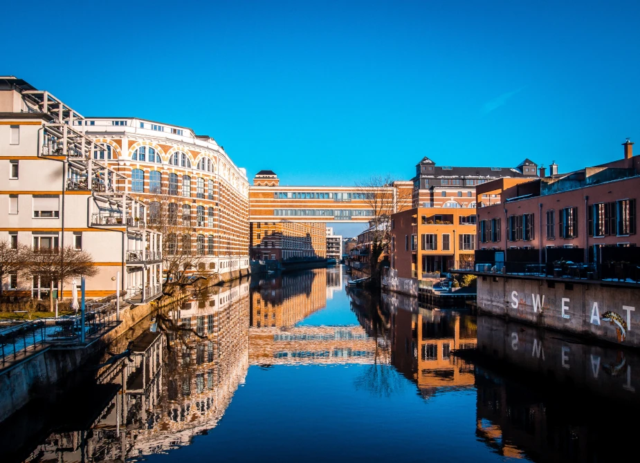 Leipzig Innenstadt, fotografiert beim Umzug